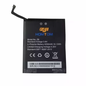 Genuine cell phone battery for HOMTOM ZOJI Z8