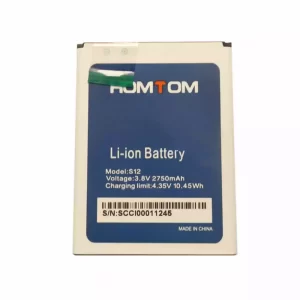 Genuine cell phone battery for HOMTOM S12