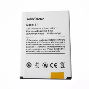 Genuine cell phone battery for uleFone S7