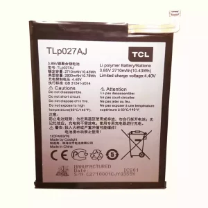 Genuine cell phone battery TLP027AJ for TCL 750