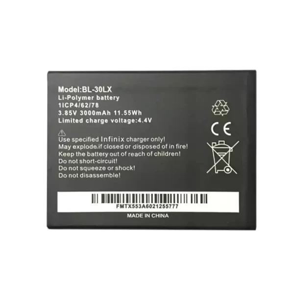 Genuine cell phone battery BL-30LX for Infinix HOT 3 X553 X554