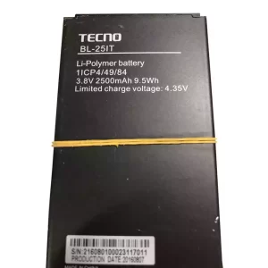 Genuine cell phone battery for TECNO BL-25IT