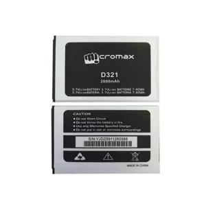 Genuine cell phone battery for Micromax D321