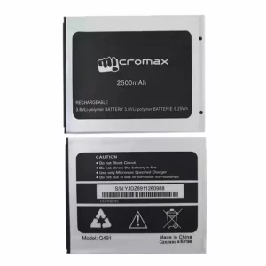 Genuine cell phone battery for Micromax Q491