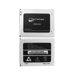 Genuine cell phone battery for Micromax A190
