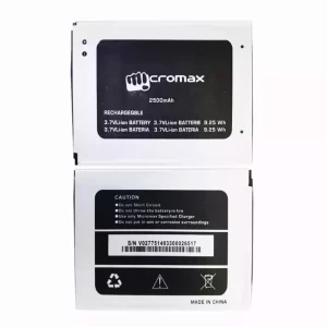 Genuine cell phone battery for Micromax A102