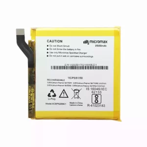 Genuine cell phone battery for Micromax ACBPN26M01