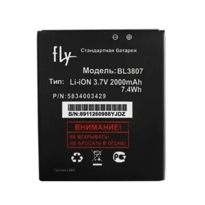 Genuine cell phone battery BL3807 for FLY IQ454