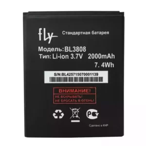 Genuine cell phone battery BL3808 for FLY IQ456