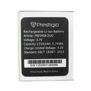 Genuine cell phone battery PSP3458 DUO for Prestigio wize O3