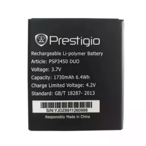 Genuine cell phone battery for Prestigio PSP3450 DUO