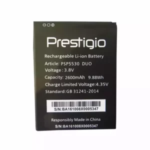 Genuine cell phone battery PSP5530 DUO for Prestigio Grace Z5