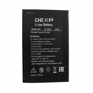Genuine cell phone battery for DEXP Ixion EL450