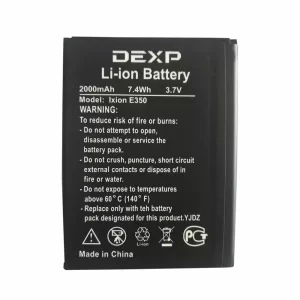 Genuine cell phone battery for DEXP Ixion E350