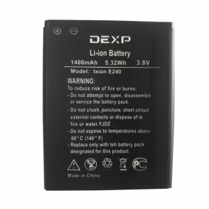 Genuine cell phone battery for DEXP Ixion E240