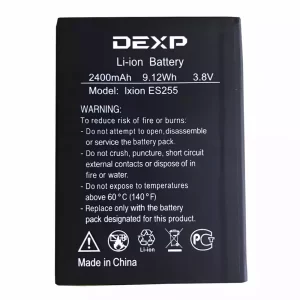 Genuine cell phone battery for DEXP Ixion ES255