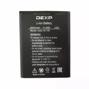 Genuine cell phone battery for DEXP Ixion XL140 FLASH