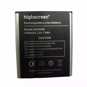 Genuine cell phone battery for Highscreen B2000B win