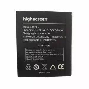 Genuine cell phone battery for Highscreen Zera U