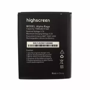Genuine cell phone battery for Highscreen Alpha Rage