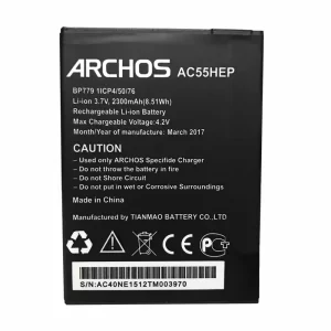 Genuine cell phone battery for ARCHOS AC55HEP