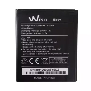 Genuine cell phone battery for Wiko Birdy