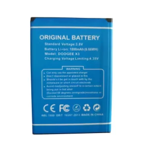 Genuine cell phone battery for DOOGEE X3