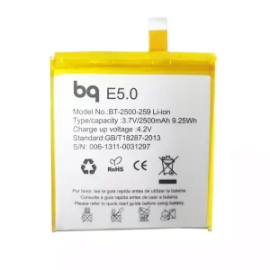 Genuine cell phone battery for BQ E5.0