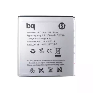 Genuine cell phone battery BT-1600-259 for BQ 4.0