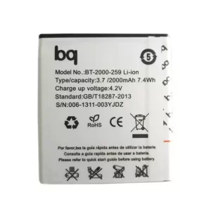 Genuine cell phone battery for BQ Aquaris E4
