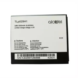 Genuine cell phone battery for Alcatel TLp025H1