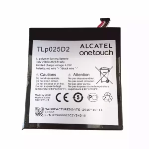Genuine cell phone battery TLP025D2 for Alcatel