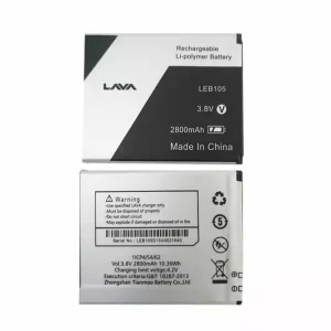 Genuine cell phone battery for Lava LEB105