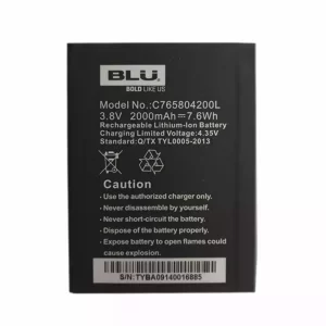 Genuine cell phone battery for BLU C765804200L
