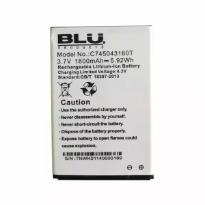 Genuine cell phone battery for BLU C745043160T