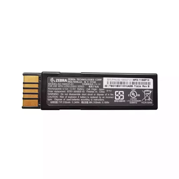 Genuine battery for ZEBRA LI3678,DS3678,82-166537-01