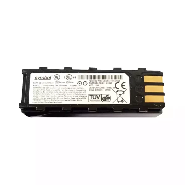 Genuine battery for Symbol 21-62606-01,BTRY-LS34IAB00-00,LS3478 LS3578,DS3478 DS3578