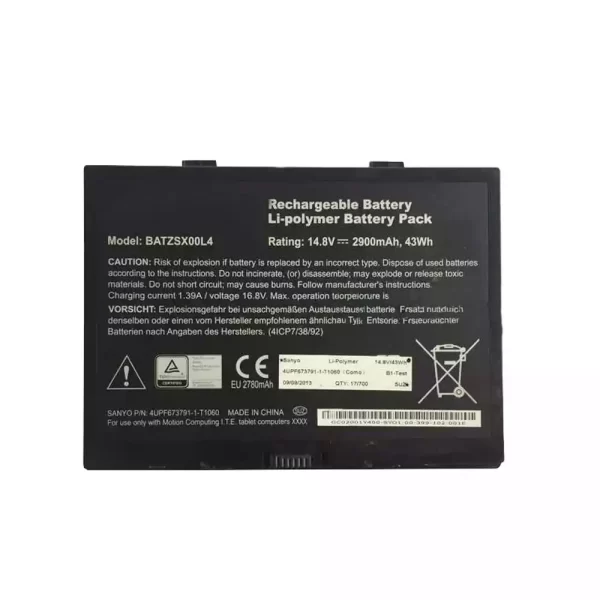 Tablet battery for Medion R12 Table PC,BATZSX00L4