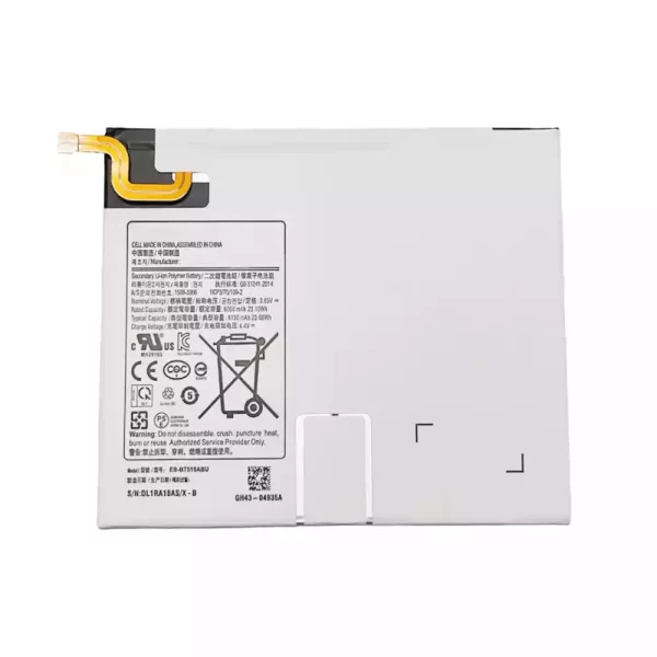 Tablet battery for Samsung EB-BT515ABU,Galaxy Tab A T510,SM-T510,SM-T515
