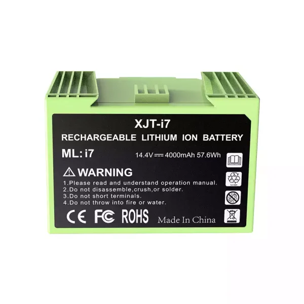 Replacement Battery For Robot Vacuum cleaner iROBOT ABL-D1,iROBOT i7 E5 E6 (4000mAh) - Image 2