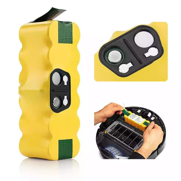 Replacement Battery For Robot Vacuum cleaner iROBOT Roomba Roomba Roomba 800 870 880 900 980 (4500mAh) - Image 3