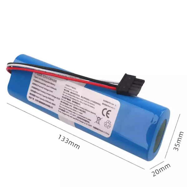 Replacement Battery For Robot Vacuum cleaner XiaoMi MIJIA STYTJ02YM,Haier JX37,Proscenic LDS M7 (3400mAh) - Image 3
