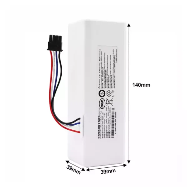 Replacement Battery For Robot Vacuum cleaner XiaoMi MIJIA 1C,STYTJ01ZHM (2600mAh) - Image 2