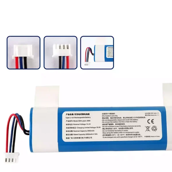 Replacement Battery For Robot Vacuum cleaner ECOVACS DEEBOT DX33 DX55 DK35 DK39 DK41 DK43 - Image 2
