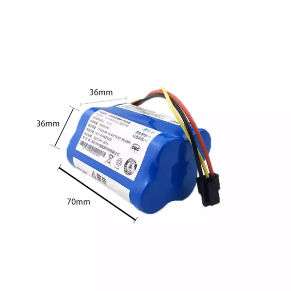 Replacement Battery For Robot Vacuum cleaner Haier TAB-JD3F0S TAB-JD33OW TAB-T525H M366 M367 PLUS - Image 2