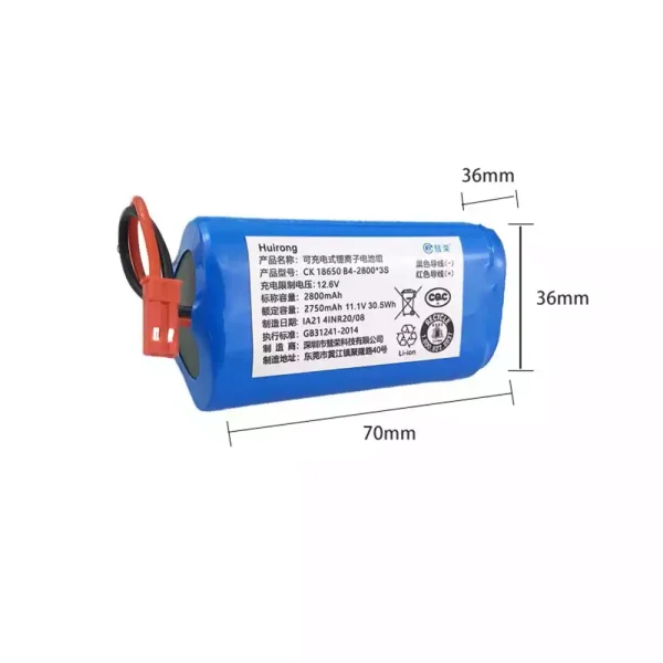Replacement Battery For Robot Vacuum cleaner SDG S010 S011 S013 S015 S018 - Image 2