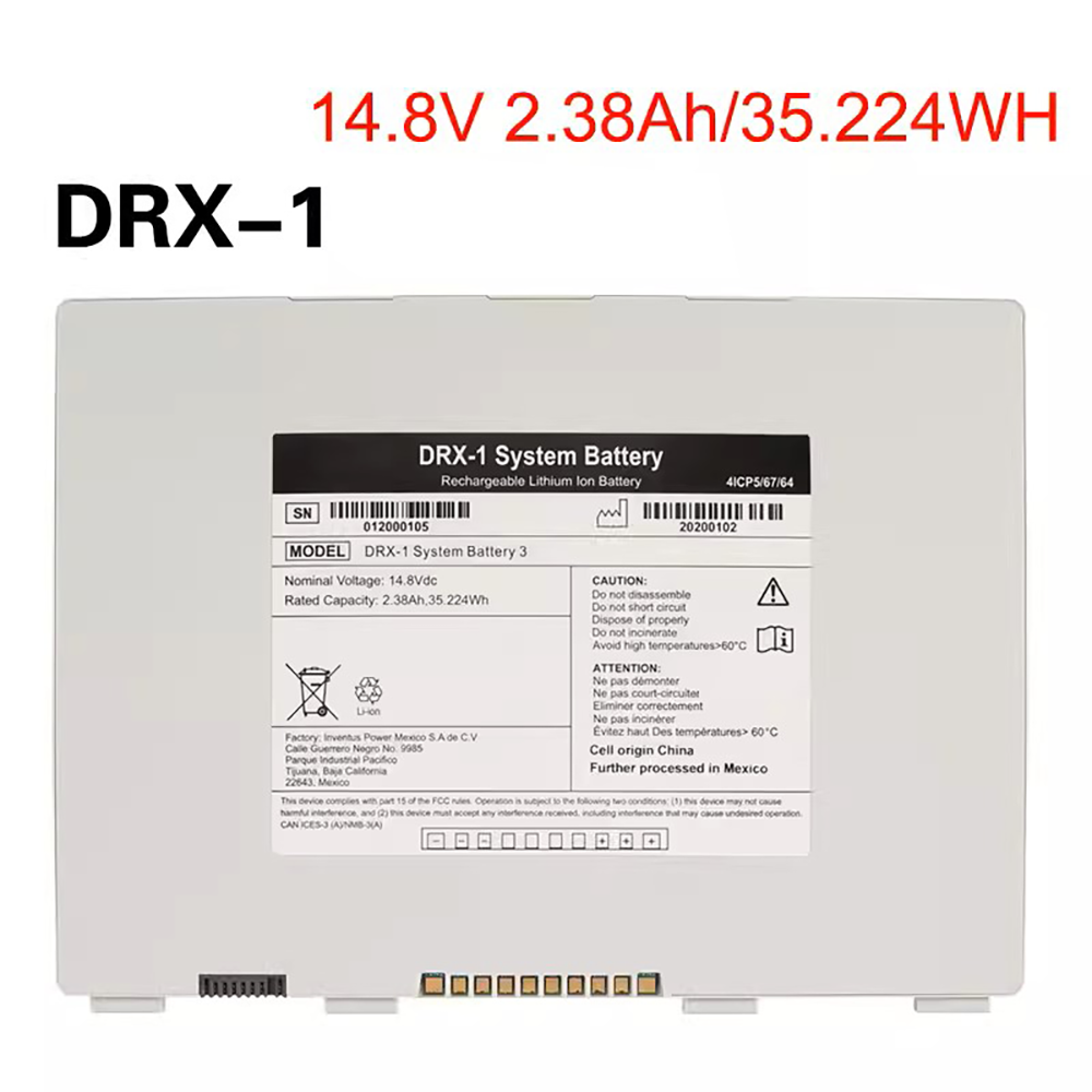 Genuine battery for Carestream HPX-DR3543 DRX-1