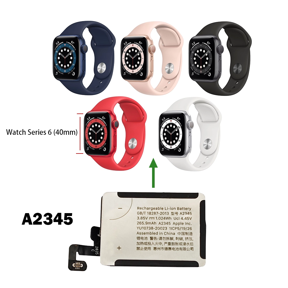 Replacement battery A2345 for Apple Watch Series 6 (40mm) - Image 4