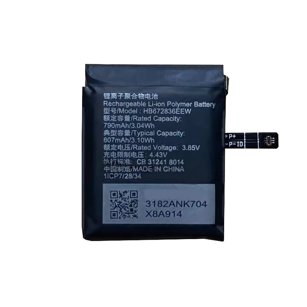 Replacement battery HB672836EEW for HUAWEI Honor watch GS PRO,watch 4X.watch 4Pro,NIK-AL00 ASN-AL10
