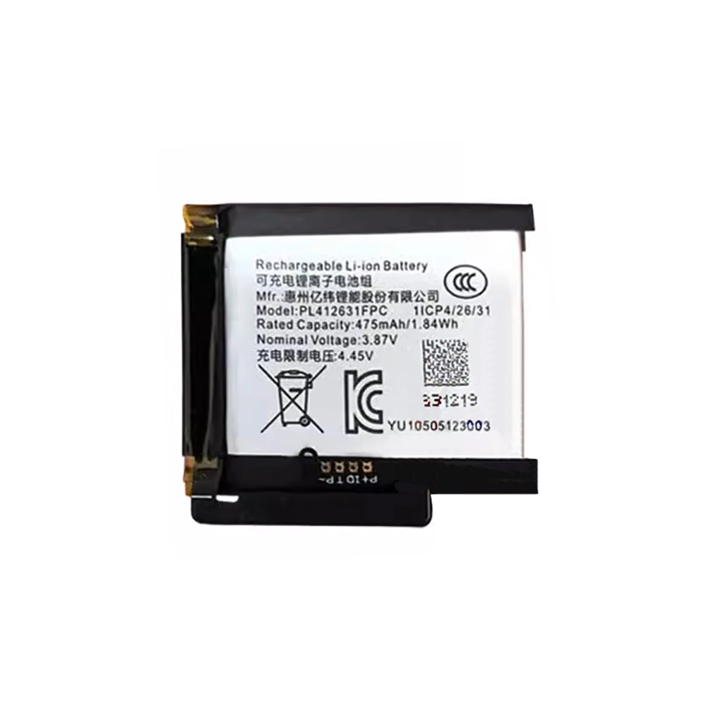 Replacement battery for PL412631FPC